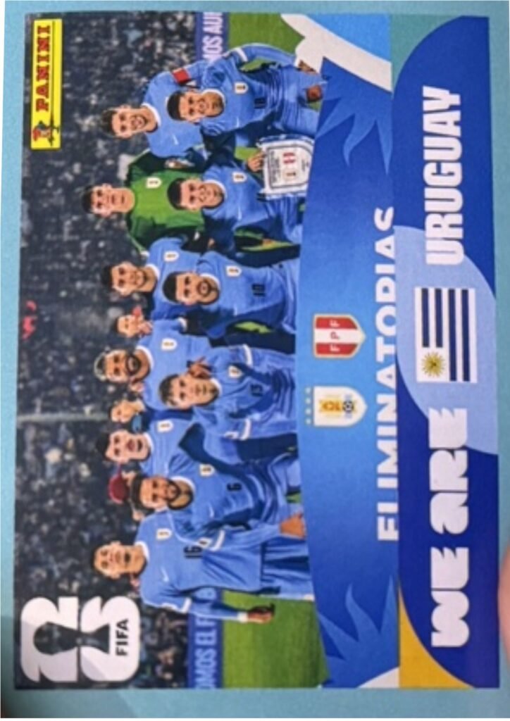 Figurinha URU 13 - Seleção - Uruguai