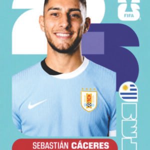 Figurinha URU 06 - Sebastian Caceres - Uruguai