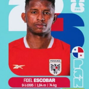 Figurinha PAN 03 - Fidel Escobar - Panamá