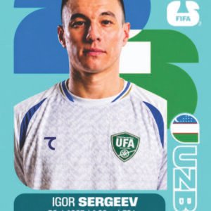 Figurinha UZB 19 - Igor Sergeev - Uzbequistão