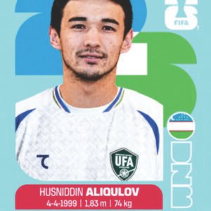 Figurinha UZB 06 - Husniddin Aliqulov - Uzbequistão