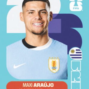 Figurinha URU 16 - Maxi Araujo - Uruguai