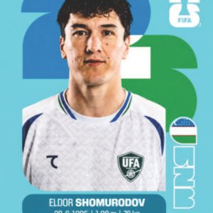 Figurinha UZB 16 - Eldor Shomurodov - Uzbequistão