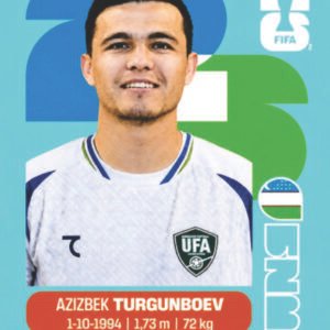 Figurinha UZB 14 - Azizbek Turgunboev - Uzbequistão