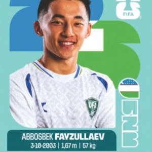 Figurinha UZB 20 - Abbosbek Fayzullaev - Uzbequistão