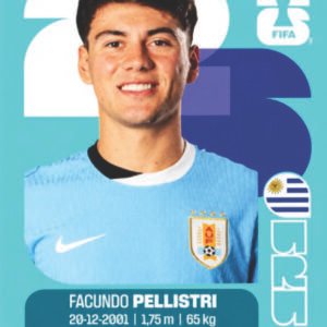 Figurinha URU 20 - Facundo Pellistri - Uruguai