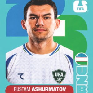 Figurinha UZB 07 - Rustamjon Ashurmatov - Uzbequistão