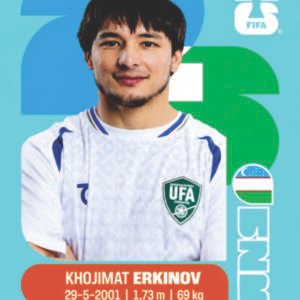 Figurinha UZB 15 - Khojimat Erkinov - Uzbequistão