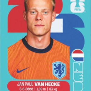 Figurinha NED 09 - Jan Paul van Hecke - Holanda