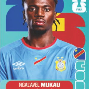 Figurinha COD 09 - Ngal’ayel Mukau - RD Congo