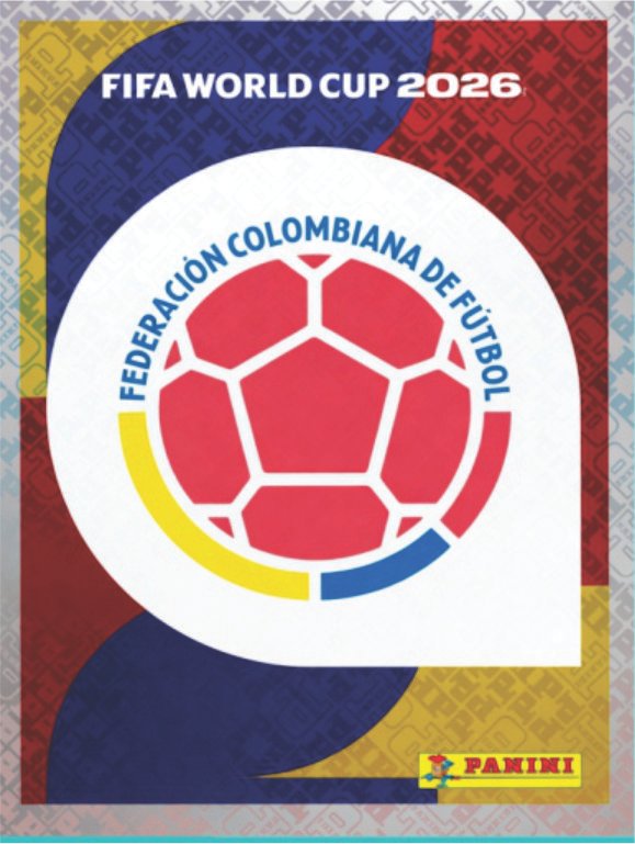 Figurinha COL 01 - Escudo - Colômbia