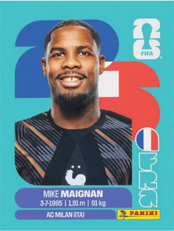 Figurinha FRA 02 - Mike Maignan - França