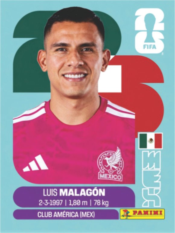 Figurinha MEX 02 - Luis Malagón - México