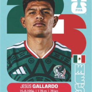 Figurinha MEX 06 - Jesús Gallardo - México