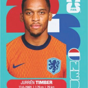 Figurinha NED 05 - Jurriën Timber - Holanda