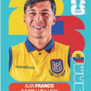 Figurinha ECU 10 - Alan Franco - Equador