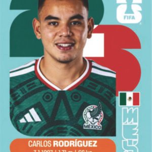 Figurinha MEX 09 - Carlos Rodríguez - México