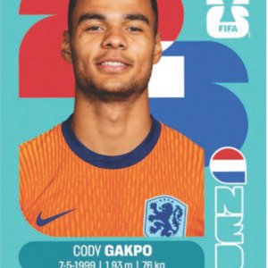 Figurinha NED 20 - Cody Gakpo - Holanda