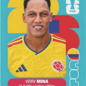 Figurinha COL 05 - Yerry Mina - Colômbia