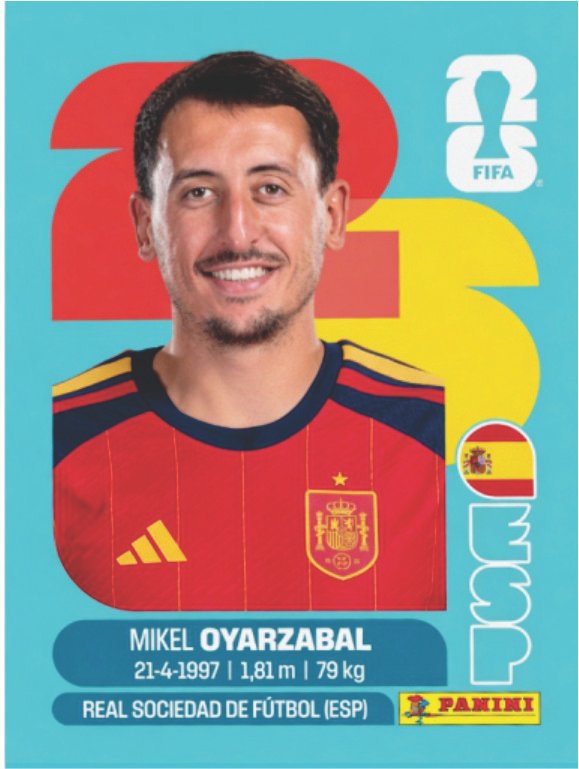 Figurinha ESP 18 - Mikel Oyarzabal - Espanha