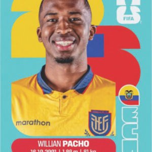 Figurinha ECU 06- Willian Pacho - Equador
