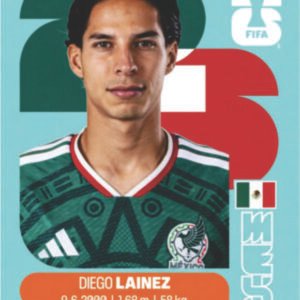 Figurinha MEX 08 - Diego Lainez - México
