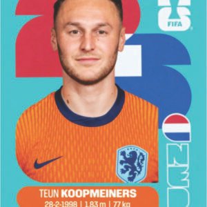 Figurinha NED 12 - Teun Koopmeiners - Holanda