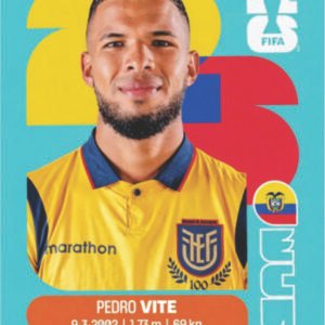 Figurinha ECU 12 - Pedro Vite - Equador