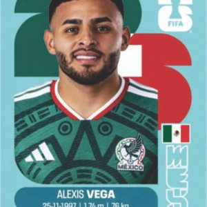 Figurinha MEX 18 - Alexis Vega - México